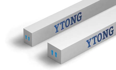 YTONG magas áthidaló 15 Vonatkozó szabályozás: ÉMI-ÉME A-248/2003 MSZ EN 771-4 Felhasználási területek: Az elõregyártott vasalt 25 cm magas teherhordó áthidaló az YTONG teherhordó, illetve vázkitöltõ