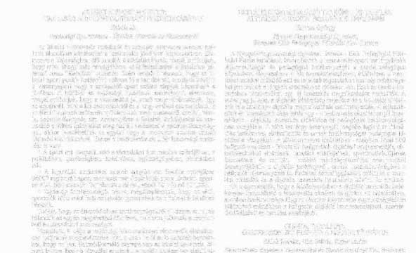 2005/3 AZ. JSKOLAJ SPORT HELYZETE VAJDASÁG AUTONÓM TARTOMÁNY KÖZOKTATÁSÁBAN Kab6k Idll Vajda9agi Sponinlézet.