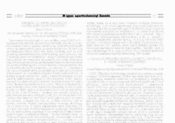 2005/3 Mag ar S~rttudomán Szemle 29 IpRESENlI AND FUTURE CHALI-fNGES FOR THE SPORT SCIENCE COMMUNITY Paavo V. Komi Neuromus.cular Research Center. Department ofbiology ofphysical Aclivity. IJriivers.