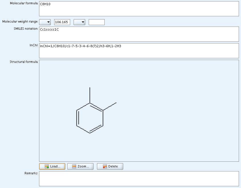 DESCRIPTION OF SUBSTANCES IN IUCLID 5 Referencia anyag III. rész A Referencia anyag III. rész ábra a következőket tartalmazza: Összegképlet; Az összegképletet a Hill módszer szerint kell megadni.