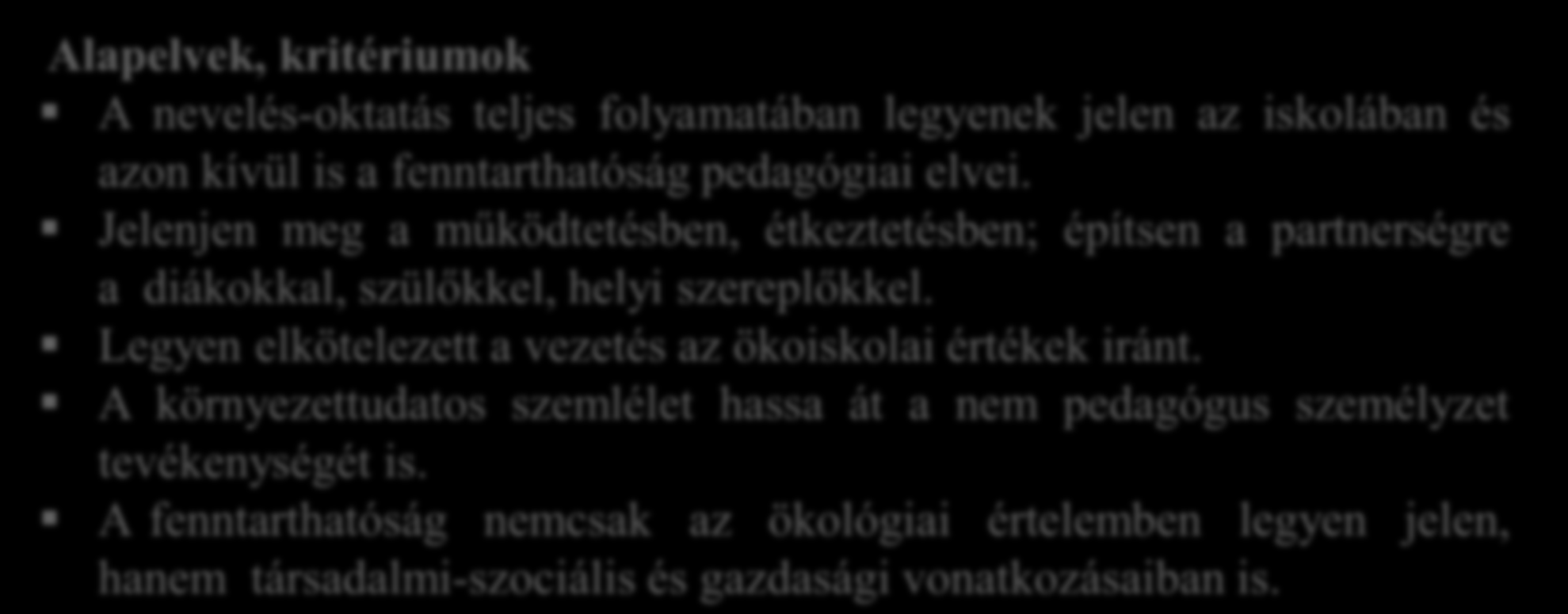 2) MI AZ, HOGY ÖKOISKOLA?