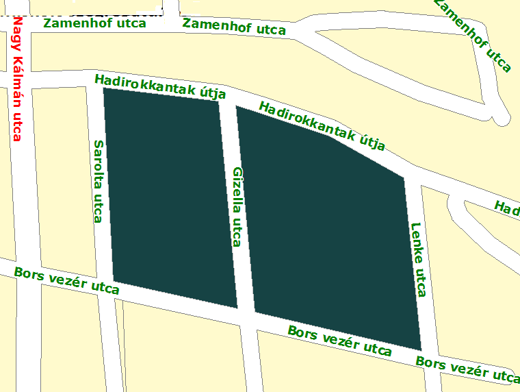 Miskolc ITS III. Helyzetértékelés 3. szegregátum (Ámos u. - Kassai u. - Zombori u. - Huszár u.) 22. ÁBRA: SZEGREGÁTUM 3.