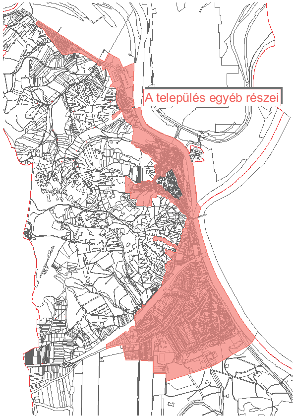 3.1.1.3 Város egyéb területei Az Óvároson és a Váron kívül eső városi területek nem kerültek további városrészi besorolásra.