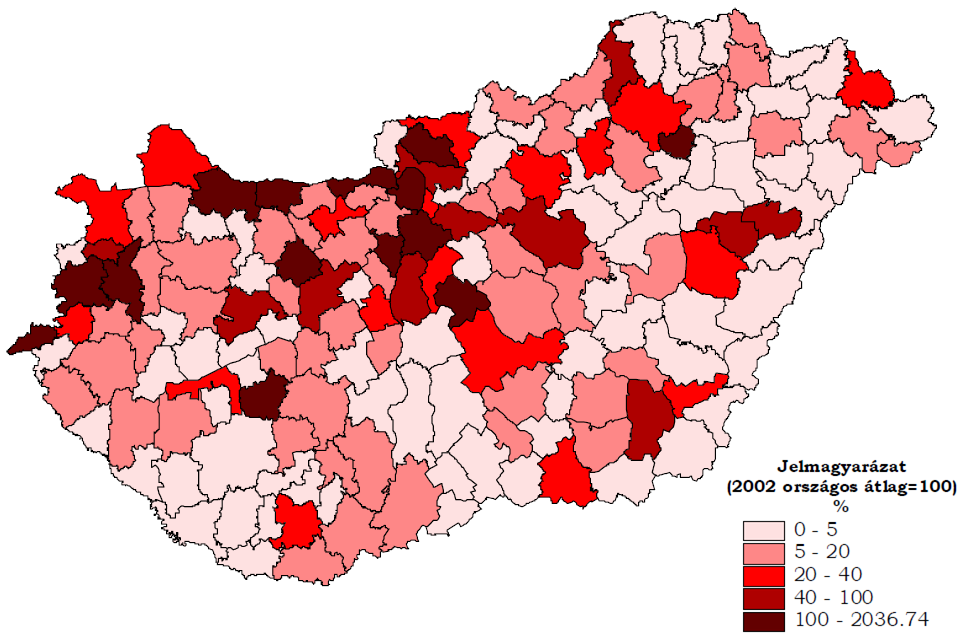 72 NYUGAT-DUNÁNTÚLI RÉGIÓ MÚLT JELEN JÖVİ kapacitása. Jelentıs a külföldiek ingatlanügyletekbe, gazdasági szolgáltatásokba fektetett tıkéje is.