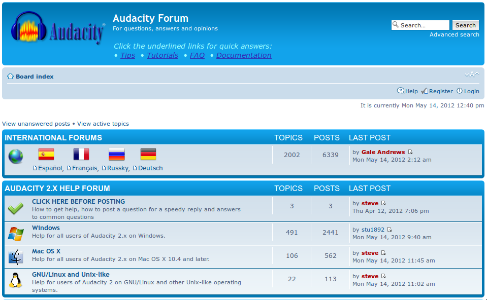 3 1. A program Nyílt forráskód Audacity ingyenes, nyílt forráskódú szoftver a szerkesztést hangok több pálya. Audacity felveheti, lejátszhatja és szerkesztheti szavak és zene.