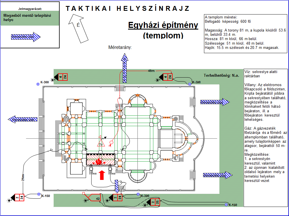 A Tanszék és a Katasztrófavédelem közti együttműködés keretében a digitális formátumban (MS Excel, JPEG, stb.) (6. ábra) számunka átadott tervekből digitális téradatbázist építettünk.