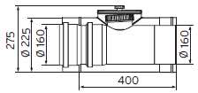 Alkotóelem Megnevezés Rendelési szám Komponensek Ø 110/130/160/(160/225) mm Hosszabbító cső 0,5 m, Ø 160 mm 0020095545 Hosszabbító cső 1,0 m, Ø 160 mm 0020095546 Hosszabbító cső 2,0 m, Ø 160 mm