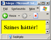 30. oldal Web programozás (0.5. verzió) <! Ez egy megjegyzés --> A megjegyzésben nem fordulhat elő két kötőjel a > nélkül.