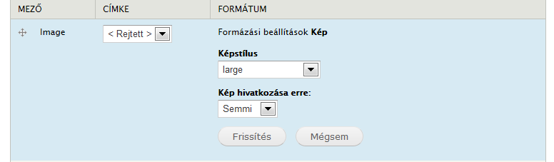 220. oldal 11. Entitás modulok Az Alapértelmezés felülbírálása gomb után az effektusok szerkeszthetővé válnak (11.12. ábra)