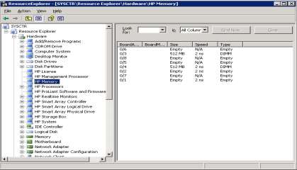 Kiszolgálók leltározása HP Hardware Inventory Tool SCCM 2007 Részletes hardver adatok az