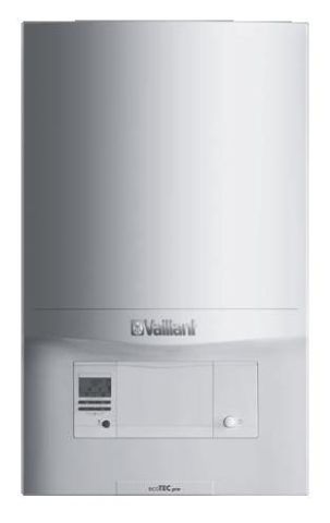 Emelt szintü csomag A gázkészülék kondenzációs gázkészülék, külső hőmérséklet érzékelő vezérléssel. 2. VAILLANT eco TEC pro VUW INT II 286/5-3 kombi kazán, kondenzációs, fali 2.