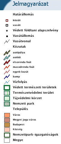 2 Nemzeti és nemzetközi természetvédelmi oltalom alatt álló vagy védelemre tervezett terület, érték, emlék Tata közigazgatási területén a következő országos jelentőségű