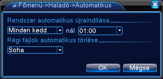 4 TV beállítás 6.9. fejezet 11.5 Automatikus karbantartás 70. ábra 4.