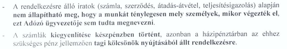 Készpénz, tagi kölcsön Az adóhatóság eleve gyanúsnak tartja és