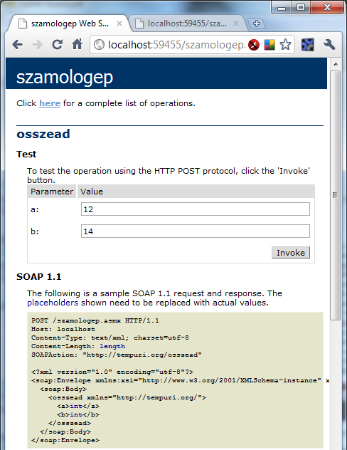Web Service 1.2. SOAP-beküldés A SOAP egy szabvány, mely leírja, hogyan kell felépíteni elsősorban adatokat tartalmazó lapokat XML dokumentumok alakjában.