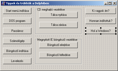 Delphi modul - 8. fejezet Tulajdonképpen mindegy hová kerül az általunk definiált függvény, de még azelőtt szerepeltessük, mielőtt meghívnánk azt.