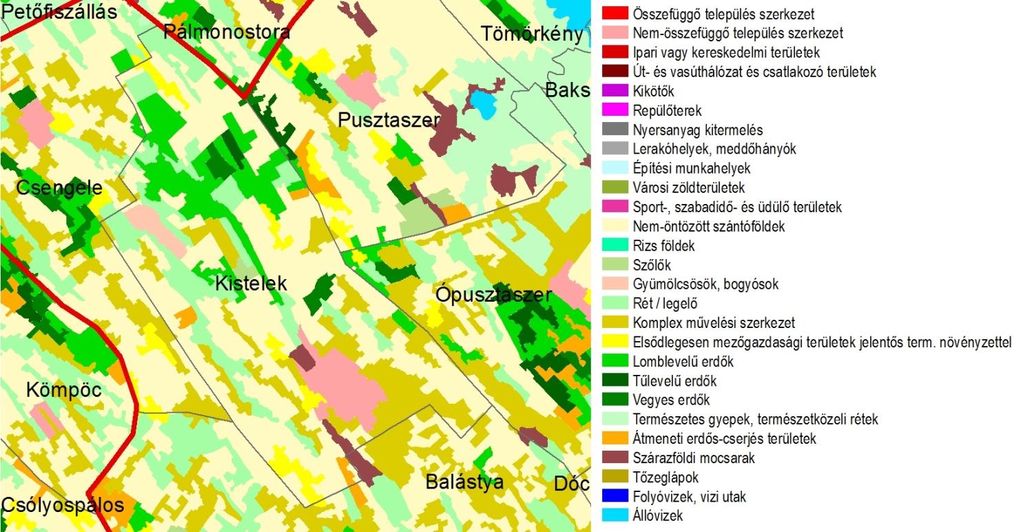 HELYZETFELTÁRÓ - HELYZETELEMZŐ - HELYZETÉRTÉKELŐ MUNKARÉSZEK 92 1. Vizes élőhelyek, mocsárrétek, mocsárerdők, puhafaligetek 2. Gyepek, fáslegelők, esetleg puhafa ligetek 3.