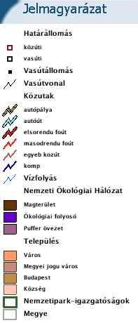 HELYZETFELTÁRÓ - HELYZETELEMZŐ - HELYZETÉRTÉKELŐ MUNKARÉSZEK 97 31. ábra: Település és környékének természetvédelmi területei Forrás: Természetvédelmi Információs Rendszer 1.12.