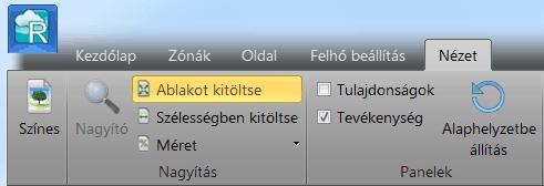 Readiris TM 14 - Felhasználói útmutató Kattintson a Nézet menüre. Törölje az elrejteni kívánt panelek jelölőmezőit. Panelek elmozdítása A paneleknek nincs rögzített pozíciója.