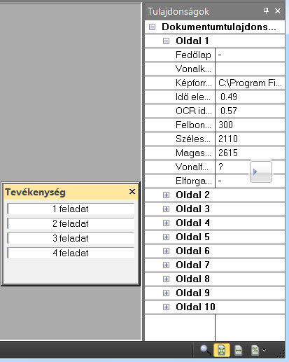 2. fejezet: Kezdő lépések Ha szeretné visszaállítani a panelt az eredeti helyére, ismét kattintson kétszer a címsávjára.