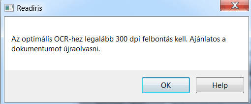 Readiris TM 14 - Felhasználói útmutató Ezután válassza ki a feldolgozni kívánt képfájlokat, majd kattintson a Megnyitás gombra.