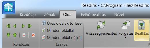 Readiris TM 14 - Felhasználói útmutató Ez felnagyítja a képet, így meg