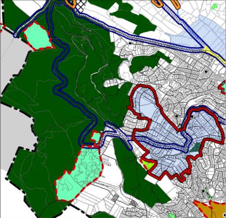 25 Egyéb korlátozások Tájékoztató elemek Mikrohullámú összeköttetés magassági korlátozása A Normafa Park és környezete területén a cca.