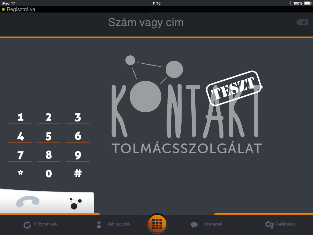 A B C D E F Az egyes elemek rendre a következőek: 2. ábra Áttekintés A: fenti állapotsor, táblagép esetén tartalmazza a felhasználó nevét és mellékét. Okostelefon esetén csak a felhasználónevet.