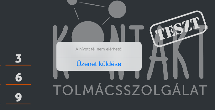 5. ábra Üzenet hagyása 6.4 Hívásfogadás Ha az alkalmazás fut az eszközön (akár a háttérben is), bejövő hívás esetén Ön az eszköz beállításainak megfelelően értesül erről.
