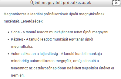 2.3.3. Válasszuk ki a visszajelzések típusait! 2.3.4.