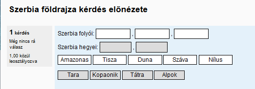 Fontos: a szövegen belül a behúzandó szöveg helyét [[szám]] jelzéssel határozzuk meg. Pl.