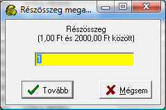 111. ábra Átutalás megerősítése Ha olyan számlára kell kezdeményezni utalást, amelyre már a teljes összeg át lett utalva, akkor a program a következő üzenetet küldi, és el kell dönteni, hogy valóban