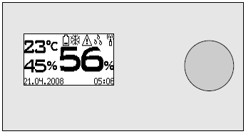 TECHNIKAI PARAMÉTEREK Vezérlő egység Páratartalom mérésének pontossága ± 1 % Hőmérséklet mérésének pontossága ± 1 C A páratartalom szabályozásának 1-10 % hiszterézise A hőmérséklet szabályozásának