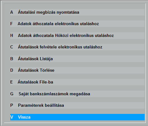 részére benyújtandó rehabilitációs listák automatikus