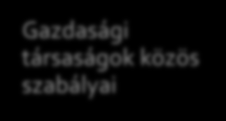 A jogi személyekre vonatkozó szabályozás struktúrája jogalkalmazási sorrend (lex specialis lege generali) Kkt- III.3. XI. cím Bt- III. 3. XII. cím Kft- III.3. XII. cím Rt III. 3. XIV.