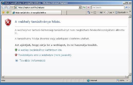 1 Belépés a Neptun.Net rendszerbe és a Neptun információs oldalra A Neptun.Net csak Internet Explorer 9+ ill. Mozilla Firefox 15+ ill. Chrome/Opera/Safari böngészővel használható.