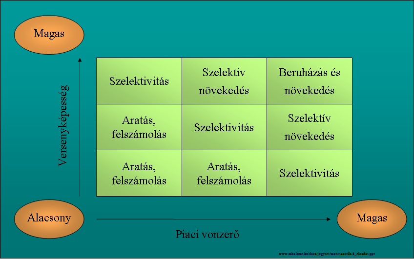 GE-mátrix II. Megvalósítási, realizálási szakasz Tóth Éva - Marketing 5.