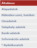 A fenti hibaüzeneteket akkor kapjuk, ha nem megfelelő a megadott bankszámlaszám formátuma, illetve ha nem elegendő számot tartalmaz. Az alábbi füleken végighaladva töltse ki a regisztrációs adatlapot.