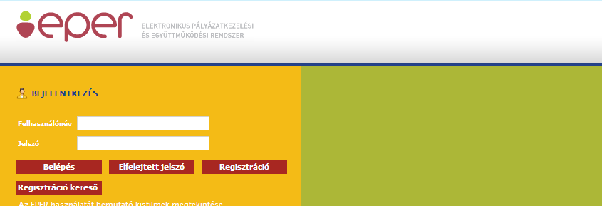 A megjelenő képernyőn nyomjuk meg az egyszerűsített regisztráció gombot.