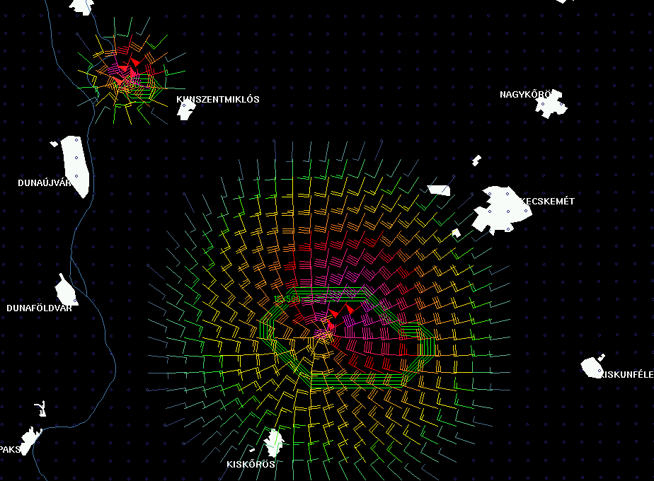 mérések + WRF-BETA OBJEKTÍV ANALÍZIS + objektumok azonosítása b) Analízis és numerikus előrejelzések