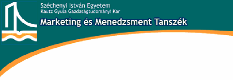 SZÉCHENYI ISTVÁN EGYETEM MARKETING ÉS MENEDZSMENT TANSZÉK KODOLÁNYI JÁNOS FISKOLA KÖZGAZDASÁGTUDOMÁNYI TANSZÉK VÁLLALATI NÖVEKEDÉS VÁLTOZÓ MENEDZSMENT/MARKETING (A 2007.