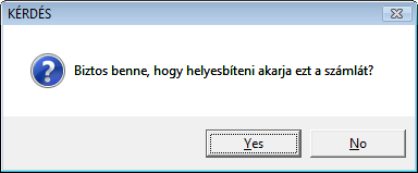 53. ábra 10. HELYESBÍTŐ ÉS STORNÓ BEJÖVŐ SZÁMLA RÖGZÍTÉSE Kétféle módon rögzíthetünk helyesbítő számlát: 1.