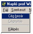 Kezdő lépések 6 Ezután az alábbi ablakot kapjuk: A <Módosít> gomb lenyomása válasszuk ki a könyvelés évét. Ezt követően a <Tárol> gomb megnyomásával nyugtázzuk a beállítást.