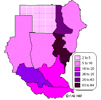 Lakosság, népesség, vallási és etnikai csoportok Szudán neve a bilad al-sudan a feketék földje elnevezésből származik.