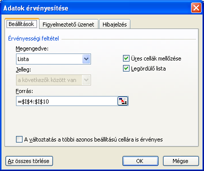 Excel 2003: hol, mikor és hogyan használjuk a programot Adatbevitel korlátozása és érvényesítése Az adatbázis legidőigényesebb és a legnagyobb figyelmet igénylő művelete az adatokkal való feltöltés.