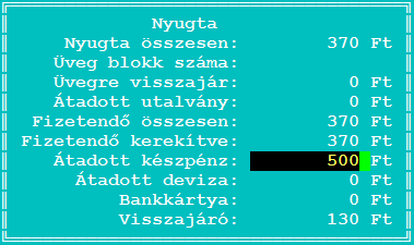 beváltani az Üveg blokkokat is, amelyeket a blokk száma alapján lehet beazonosítani és ezt az Üveg blokk száma mezőben lehet megtenni.