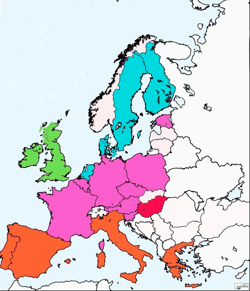 Ennél a modellnél a szociális ellátás sokkal szerényebb, jobbára csak arra szorítkozik, hogy megakadályozza a teljes elszegényesedést.