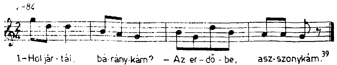 A kutyáról szóló gyermekdalok akkor jutnak a gyermek eszébe, ha új hangszeren akarja kipróbálni tudományát. Ez lehet fű (377. j.),