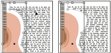 46 Az InDesign CS3 újdonságai eredeti vágógörbére (a Szöveg folyatása panel Szöveg menüjének Kivágással megegyező parancsával). 1-17. ábra.