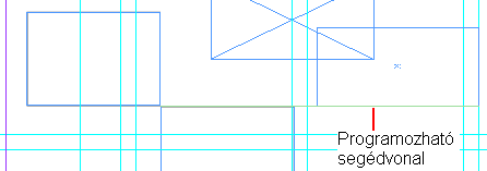 58 Az InDesign CS4 újdonságai Programozható segédvonalak Az intelligens, programozható segédvonalak segítségével egyszerre több objektumot egyszerűen igazíthatunk, forgathatunk és átméretezhetünk,